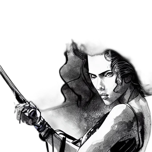 sword, weapon, staff, fantasy art transparent PNG cut-out