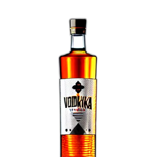 bottle, 3d render, photorealistic, vodka transparent PNG cut-out