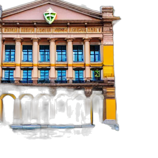 building, 3d render, concept art, photorealistic transparent PNG cut-out