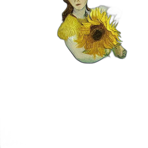 flower, jewelry, staff, dress transparent PNG cut-out