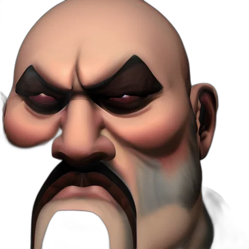 face, mask, staff, weapon transparent PNG cut-out