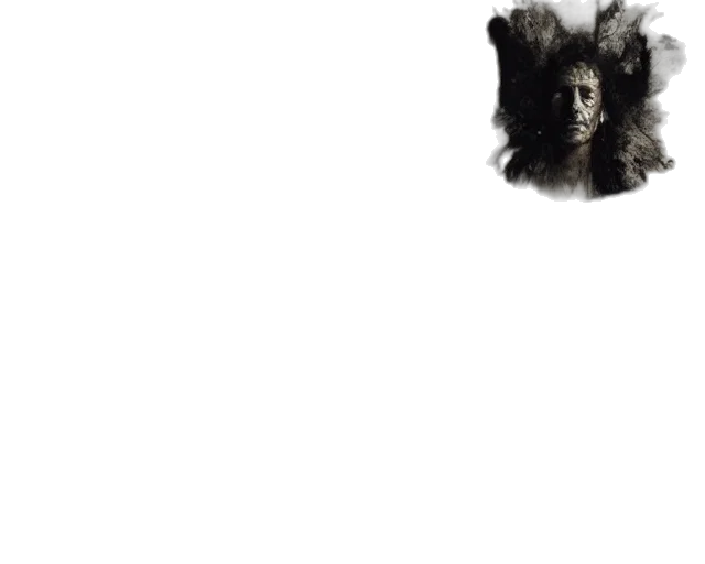 hair, mask, face, creature transparent PNG cut-out
