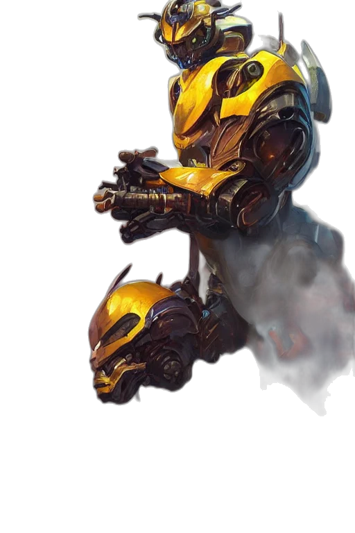 robot, weapon, dragon, mask transparent PNG cut-out