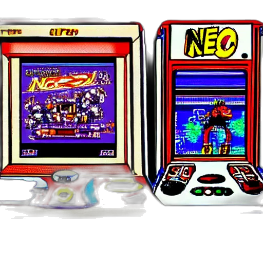 pixel art, neon, neo, geo transparent PNG cut-out