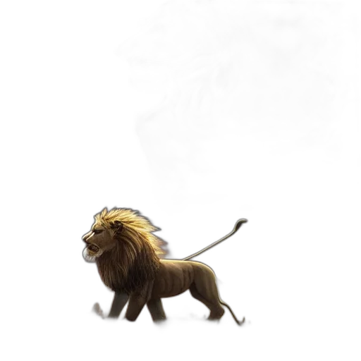 animal, staff, crown, creature transparent PNG cut-out