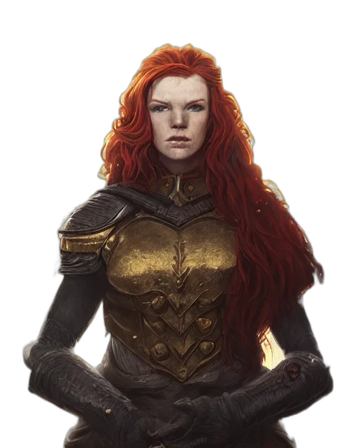 face, fantasy art, concept art, comic book art transparent PNG cut-out