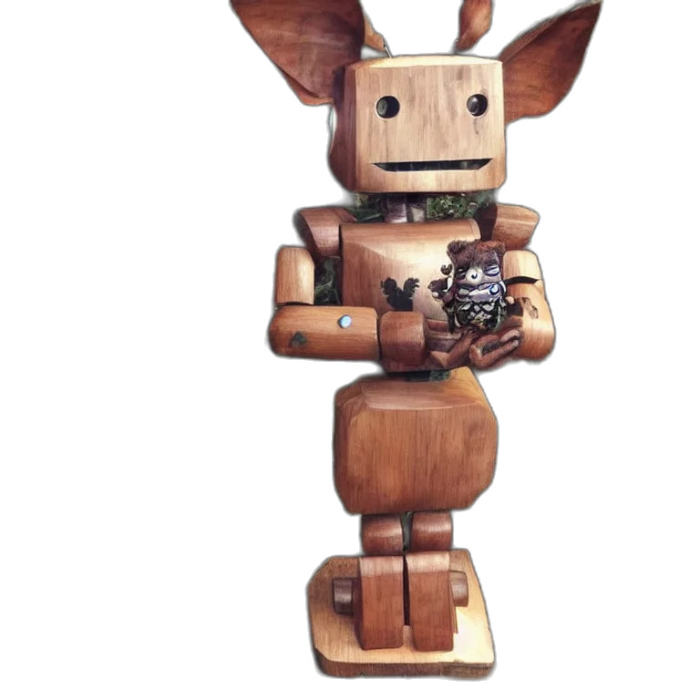 robot, animal, weapon, staff transparent PNG cut-out