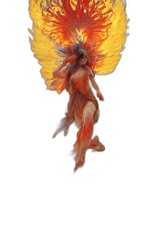 dragon, creature, staff, fantasy art transparent PNG cut-out
