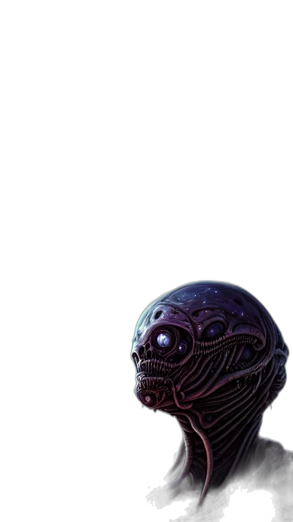 creature, mask, robot, face transparent PNG cut-out
