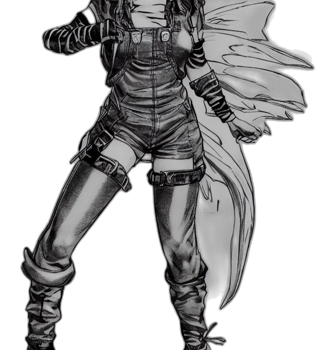 weapon, jacket, staff, sword transparent PNG cut-out