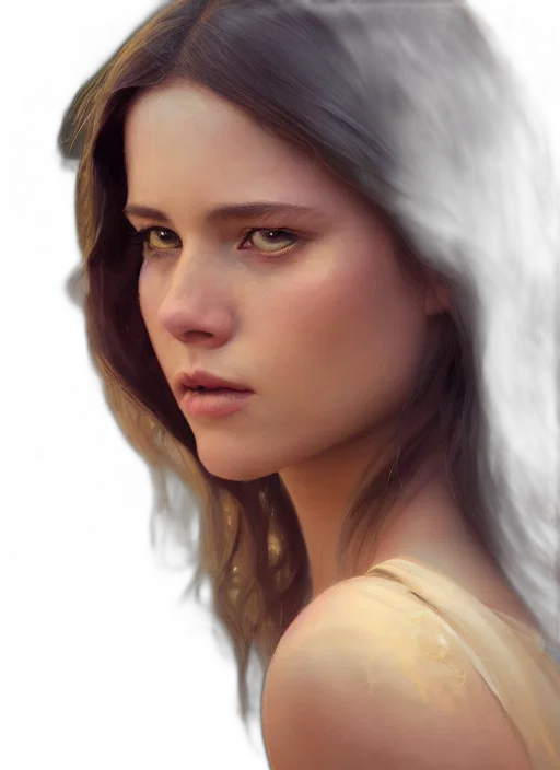 face, hair, crown, jewelry transparent PNG cut-out