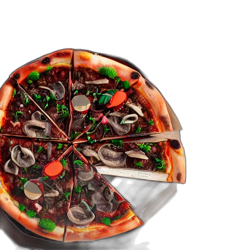 food, 3d render, photorealistic, tiny transparent PNG cut-out