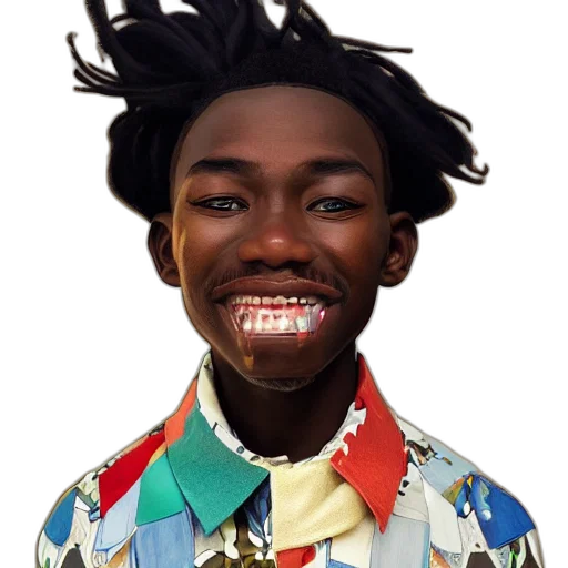 face, jacket, creature, animal transparent PNG cut-out