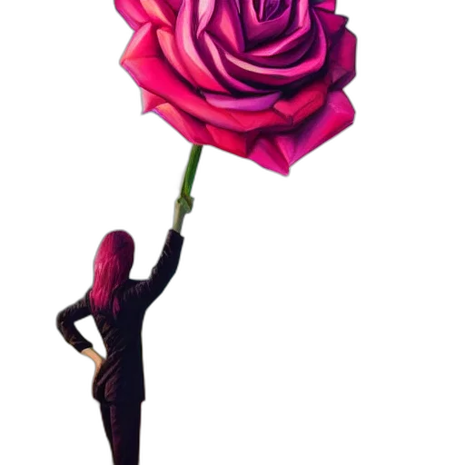 flower, staff, weapon, umbrella transparent PNG cut-out
