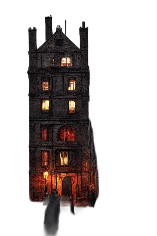 building, bottle, dress, 3d render transparent PNG cut-out