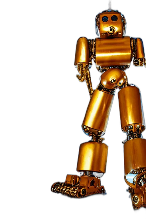 robot, 3d render, portrait, photo transparent PNG cut-out