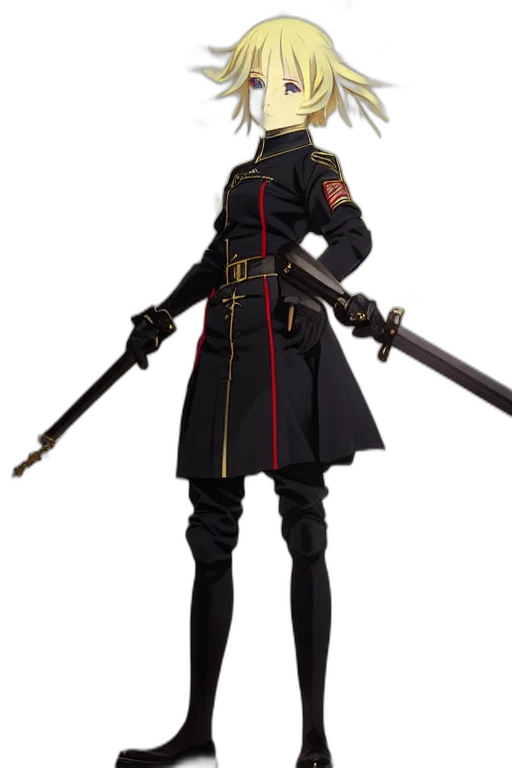 staff, sword, weapon, jacket transparent PNG cut-out