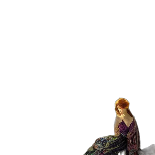dress, crown, staff, jewelry transparent PNG cut-out