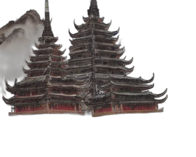 building, dragon, crown, weapon transparent PNG cut-out