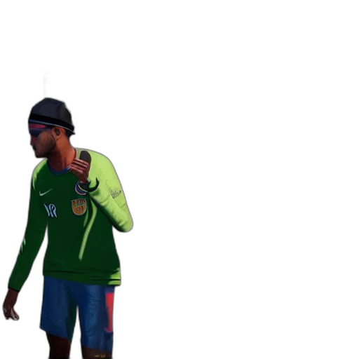 jacket, 3d render, pixel art, concept art transparent PNG cut-out