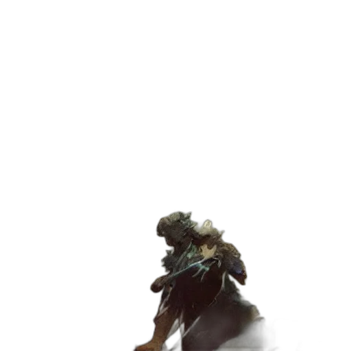 staff, sword, dress, creature transparent PNG cut-out