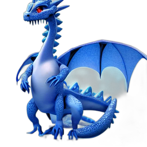 dragon, creature, animal, 3d render transparent PNG cut-out