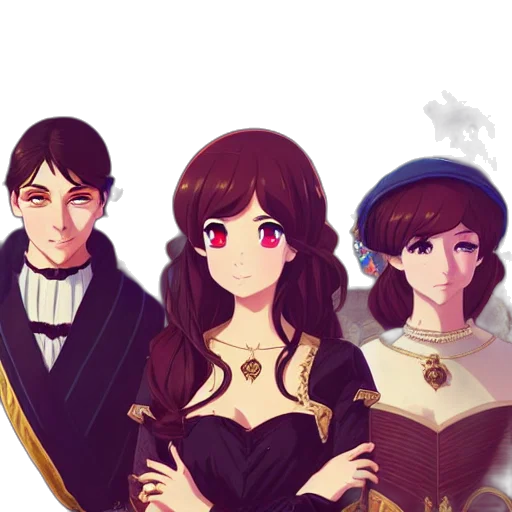 staff, crown, fantasy art, anime transparent PNG cut-out