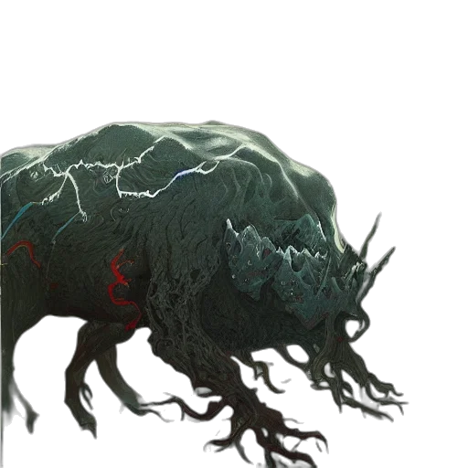 creature, dragon, animal, hair transparent PNG cut-out