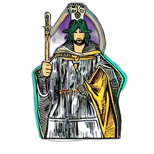 staff, sword, crown, jewelry transparent PNG cut-out