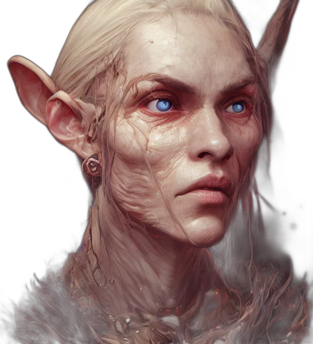 face, dragon, creature, staff transparent PNG cut-out
