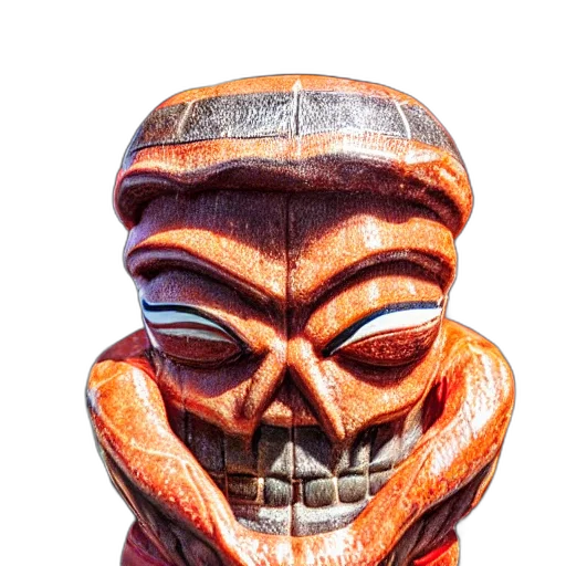 mask, face, staff, creature transparent PNG cut-out