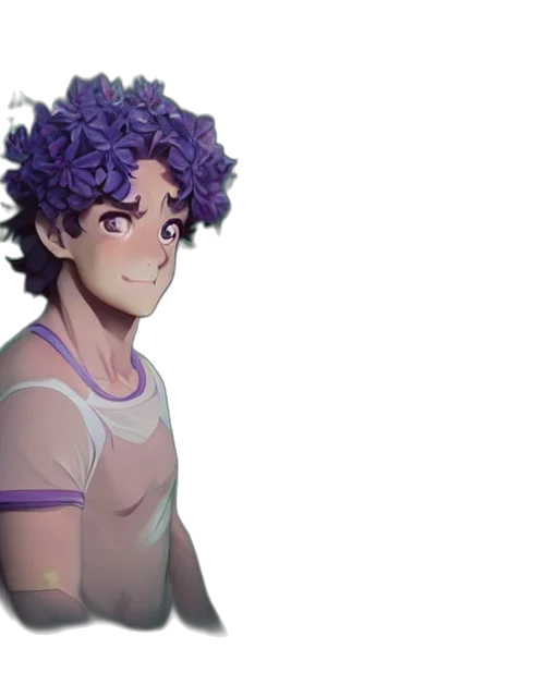 staff, creature, hair, face transparent PNG cut-out