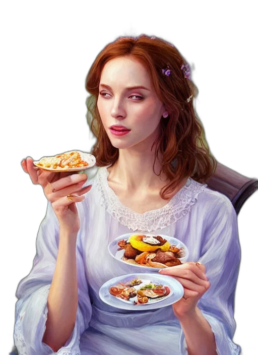 food, jewelry, face, dress transparent PNG cut-out