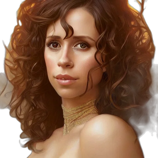 jewelry, face, fantasy art, photorealistic transparent PNG cut-out
