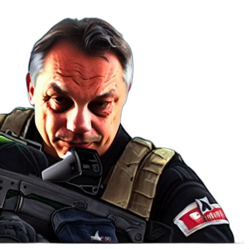 weapon, face, concept art, photorealistic transparent PNG cut-out