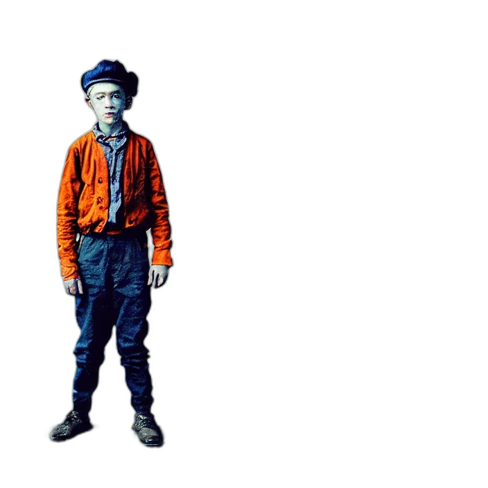 jacket, staff, robot, hat transparent PNG cut-out