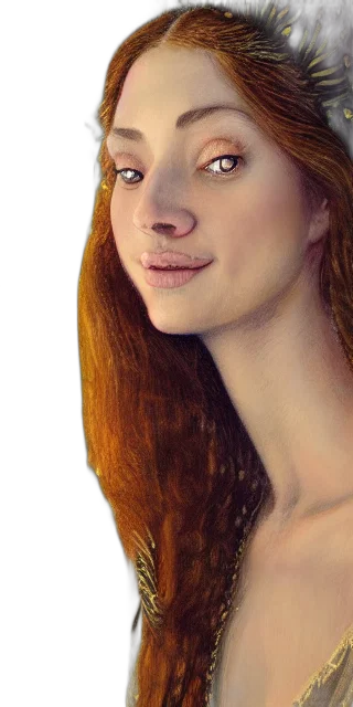 face, hair, jewelry, mask transparent PNG cut-out