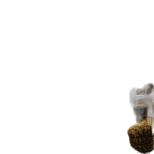 hat, bottle, robot, staff transparent PNG cut-out