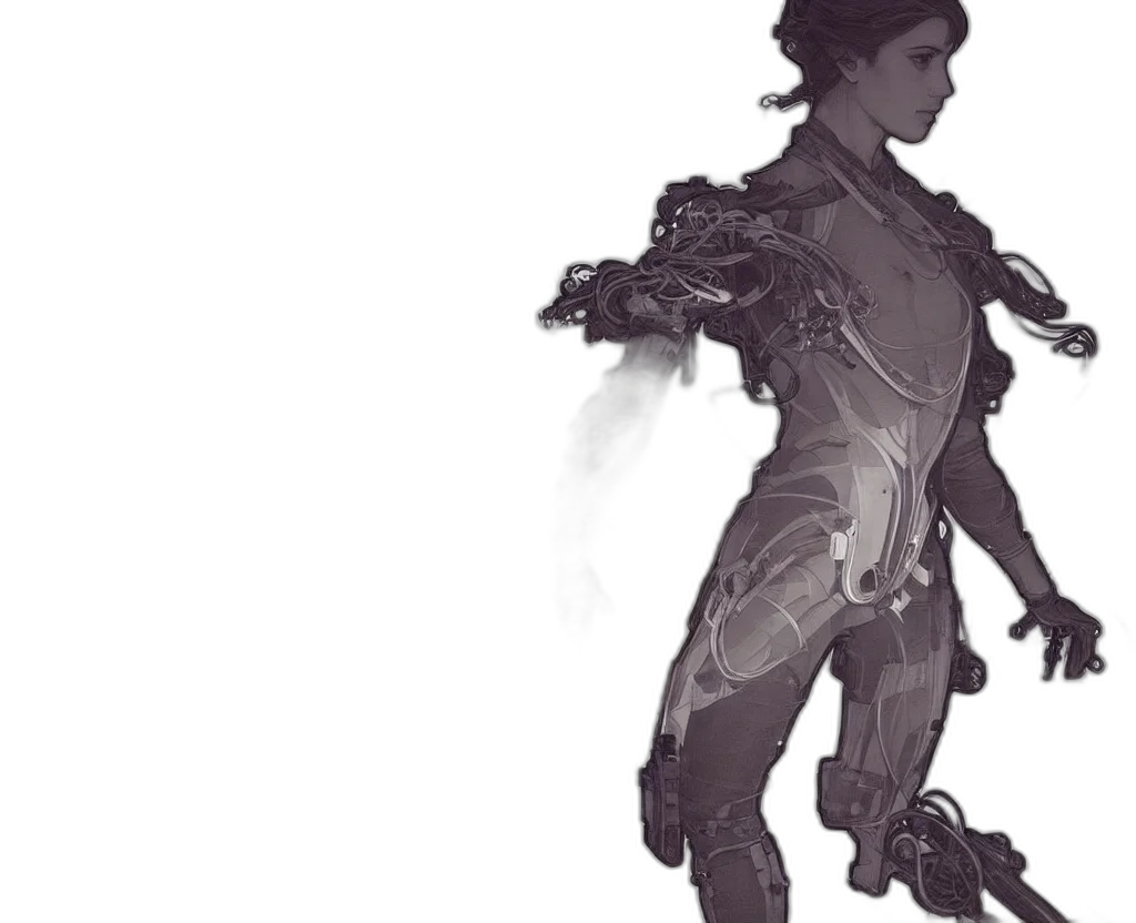 dragon, robot, sword, dress transparent PNG cut-out
