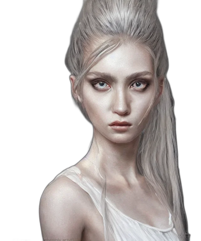 face, dragon, hair, jewelry transparent PNG cut-out