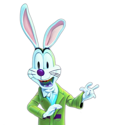 animal, staff, cartoon, 3d render transparent PNG cut-out