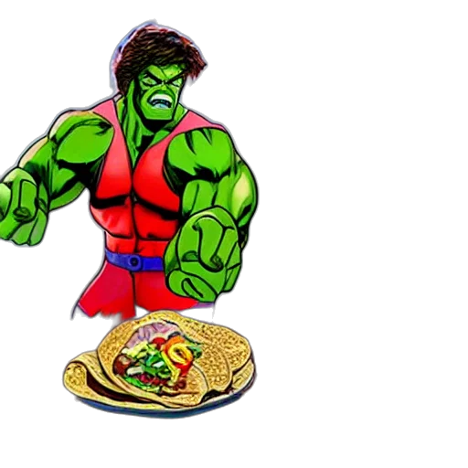 food, comic book art, concept art, pixel art transparent PNG cut-out