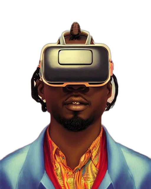 robot, face, cyberpunk, concept art transparent PNG cut-out