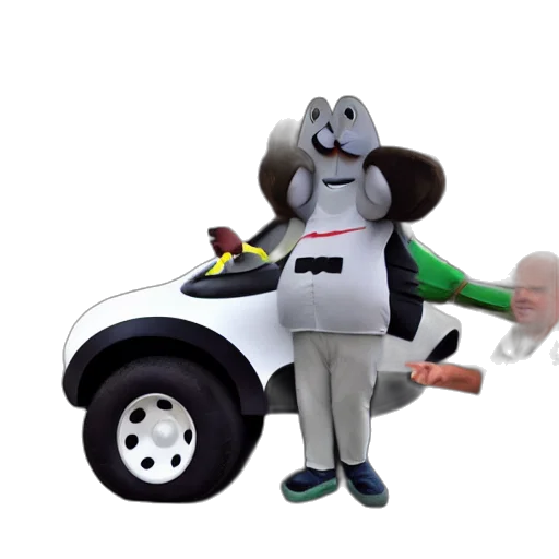 car, staff, robot, animal transparent PNG cut-out