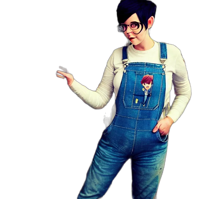 dress, jacket, creature, robot transparent PNG cut-out