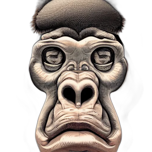 mask, face, creature, animal transparent PNG cut-out