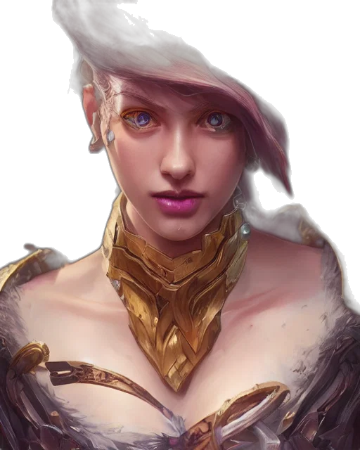 face, jewelry, crown, fantasy art transparent PNG cut-out