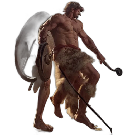 animal, creature, weapon, staff transparent PNG cut-out