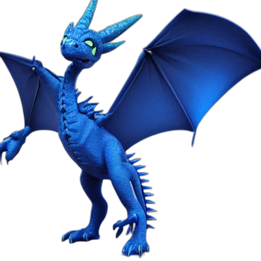 dragon, animal, creature, 3d render transparent PNG cut-out