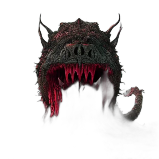 dragon, mask, creature, animal transparent PNG cut-out